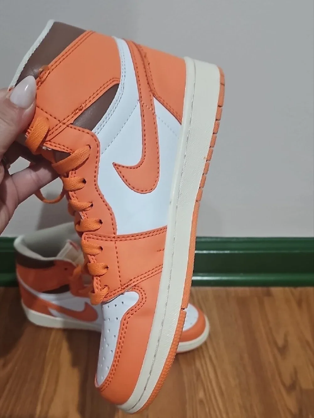 Jordan Air 1 High Orange/White Men's Sneakers